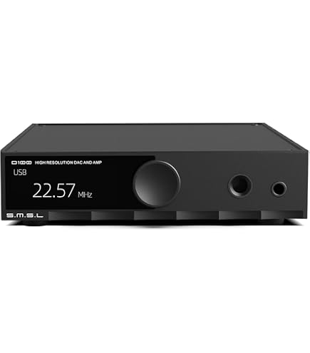 Amazon.co.jp: S.M.S.L M500 DAC ヘッドホンアンプ MQAデコード対応 D
